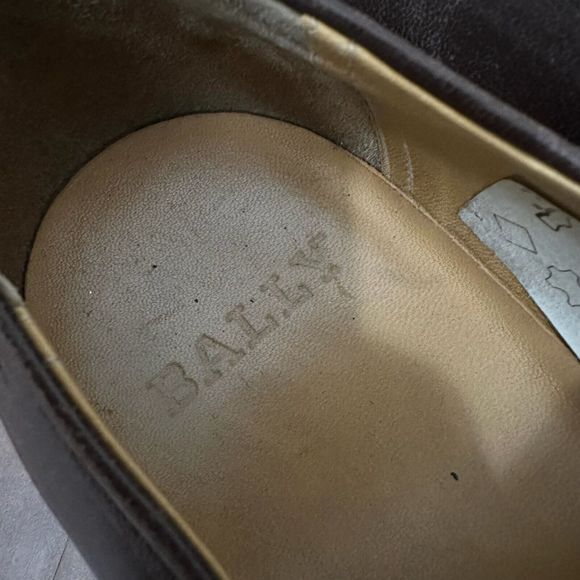 BALLY Brown Calf Leather Slip On Loafers Thor/131 - Picture 8 of 12